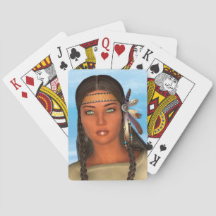 Baraja De Cartas Chica Nativa Americana