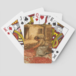 Baraja De Cartas Chica Packing Cherries en Provenza (Francia)
