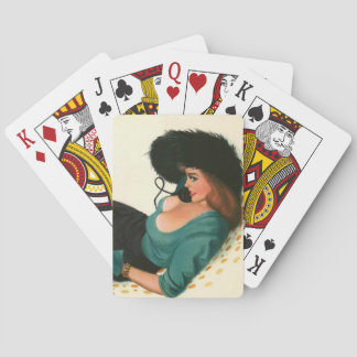 Baraja De Cartas Chica Pinup de color original 15
