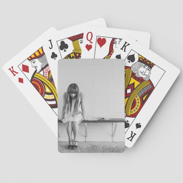 Baraja De Cartas Chica preocupado (Reverso)