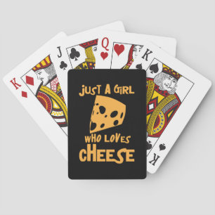 Baraja De Cartas Chica que ama el queso suizo emmental