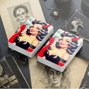 Baraja De Cartas Chica Retro Endiablada