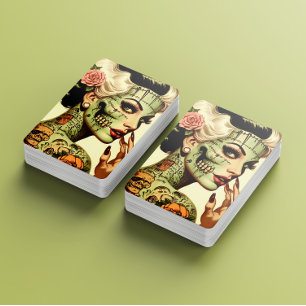 Baraja De Cartas Chica Retro Monstruo