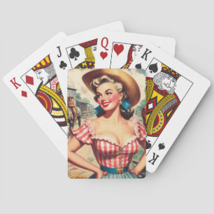 Baraja De Cartas Chica Rústica Vintage