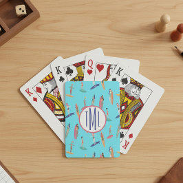 Baraja De Cartas Chica Surfista Monograma