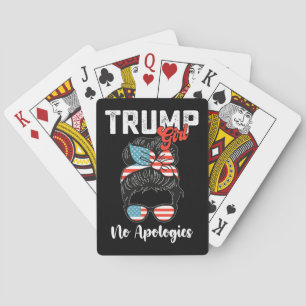 Baraja De Cartas Chica Trump sin disculpas elecciones presidenciale