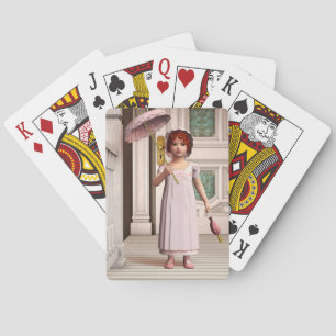 Baraja De Cartas Chica Vintage - Dulce Arte Retro de Estilo Victori