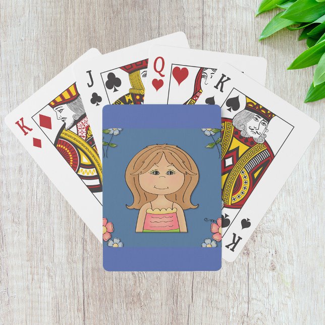 Baraja De Cartas Chica Y Flores (Subido por el creador)