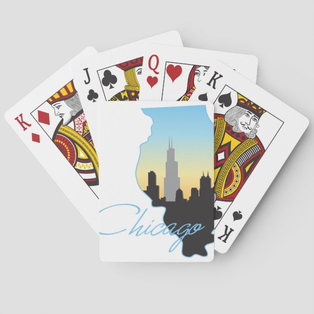 Baraja De Cartas Chicago (Reverso)