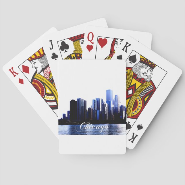 Baraja De Cartas Chicago Illinois (Reverso)
