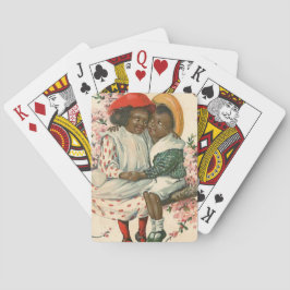 Baraja De Cartas Chicas afroamericanos de época