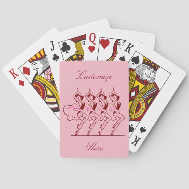 Baraja De Cartas Chicas bailarines Thunder_Cove (Reverso)