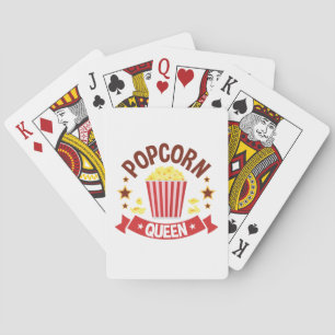 Baraja De Cartas Chicas de Cute Popcorn Queen Lover