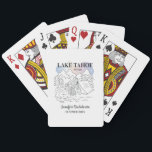 Baraja De Cartas Chicas del partido Camp Bachelorette Camping Perso<br><div class="desc">Experimente la aventura con los regalos de los Personalizados del Camp Bachelorette Party! Para prepararte para una inolvidable despedida de soltera que combina la emoción al aire libre con un estilo personalizado. Esta mercadería personalizado es la adición perfecta a su celebración temática del campamento, añadiendo un toque de elegancia e...</div>
