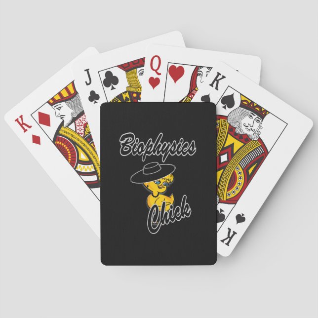 Baraja De Cartas Chick de biofísica #4 (Reverso)