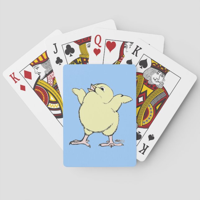 Baraja De Cartas Chick feliz (Reverso)