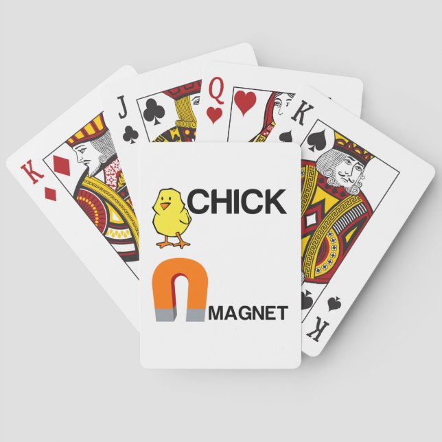 BARAJA DE CARTAS CHICK MAGNET (Reverso)