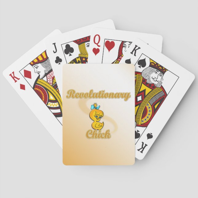 Baraja De Cartas Chick revolucionario (Reverso)