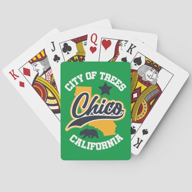 Baraja De Cartas Chico, California (Reverso)