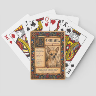 Baraja De Cartas Chihuahua, Arte de Bestiario Medieval