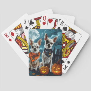 Baraja De Cartas Chihuahua Halloween Spooky