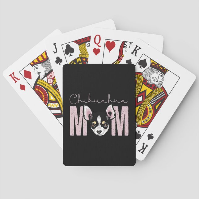 Baraja De Cartas Chihuahua Mom (Reverso)