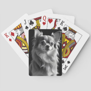 Baraja De Cartas Chihuahua Perro Adorable Mascota  Poster