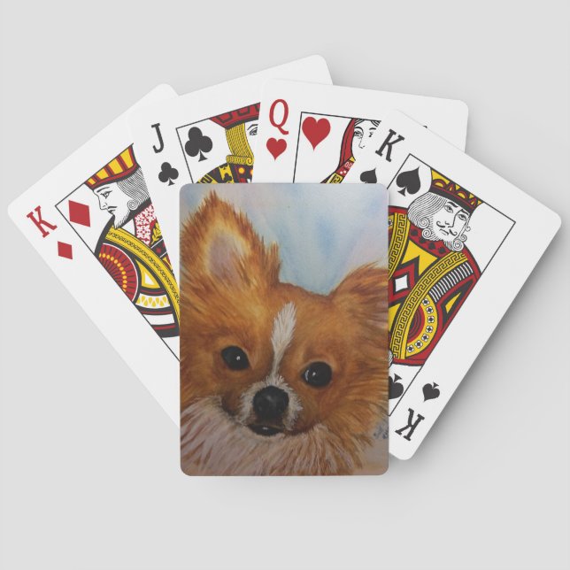 BARAJA DE CARTAS CHIHUAHUA SHIH TZU MIX (Reverso)