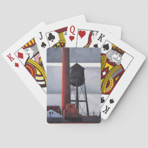 Baraja De Cartas Chimenea y Torre del Agua (por Charles Demuth)