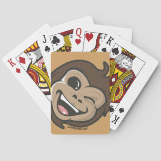 Baraja De Cartas Chimpsee Cute Mono Cara Adorable