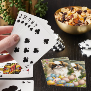 Baraja De Cartas Chin japonés con huevos de Pascua