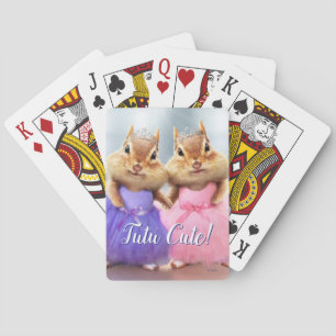 Baraja De Cartas Chipmunk Ballerina Duo