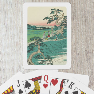 Baraja De Cartas Chiryuu, Japón: Impresión de bloques de madera vin