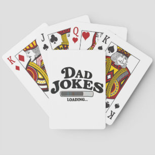 Baraja De Cartas Chistes de Papá Cargando Día del Padre Abuelo Mari