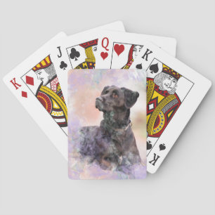 Baraja De Cartas Chocolate Labrador