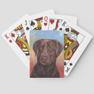 Baraja De Cartas Chocolate Labrador