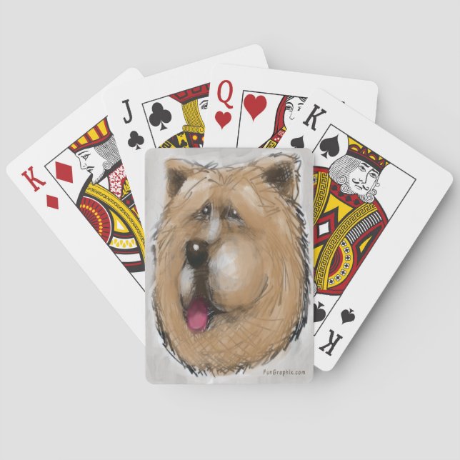 Baraja De Cartas Chow Chow (Reverso)