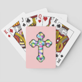 Baraja De Cartas Christian Rainbow Cross