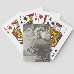 Baraja De Cartas Christina (1626-89) Reina de Suecia, de una serie