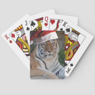 Baraja De Cartas Christmas Bengal Tiger