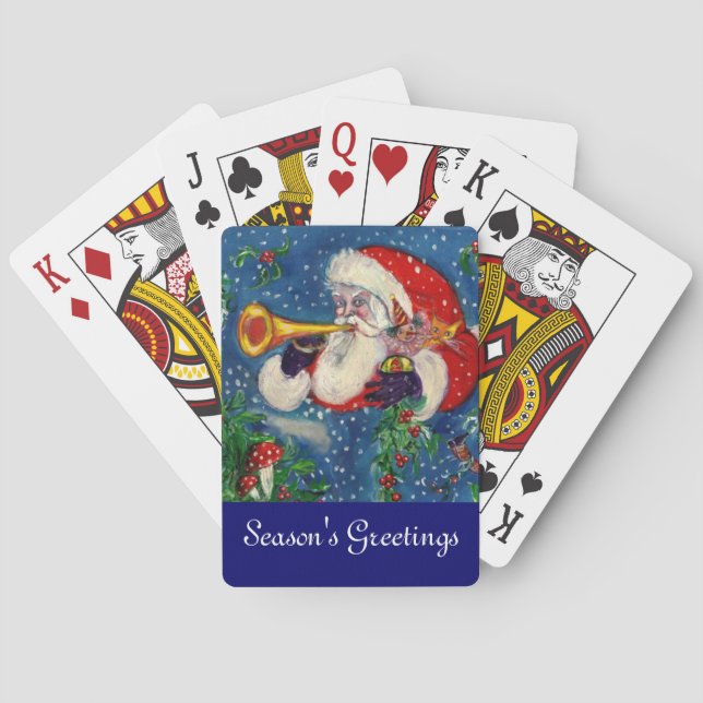 BARAJA DE CARTAS CHRISTMAS NIGHT / SANTA BUGLER (Reverso)