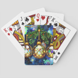 Baraja De Cartas Christmas Tree Ornaments Holiday Games