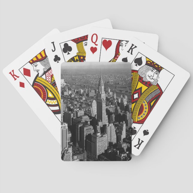 Baraja De Cartas Chrysler Building New York Manhattan (Reverso)