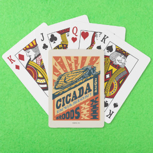 Baraja De Cartas Cicada Invasion 2024 Letra Press