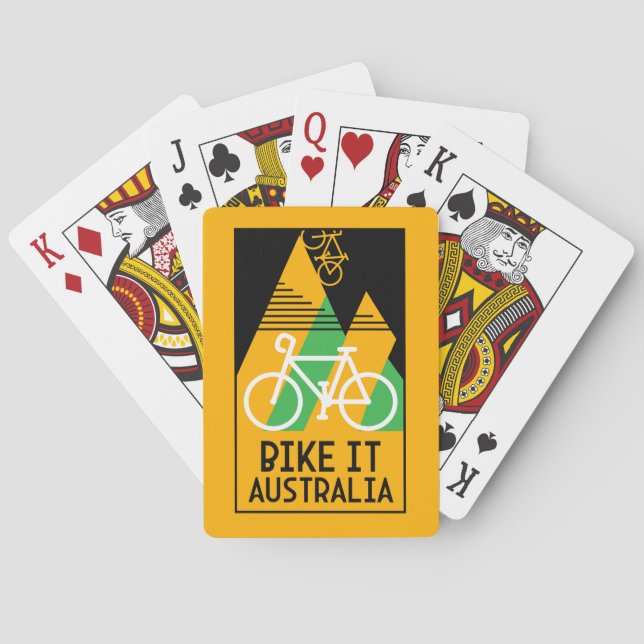 Baraja De Cartas Ciclismo Australia (Reverso)