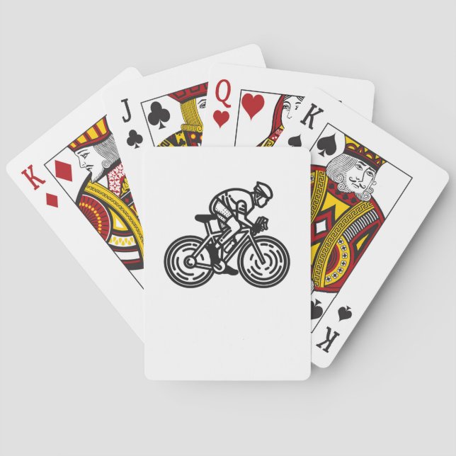 Baraja De Cartas ciclista de velocidad (Reverso)