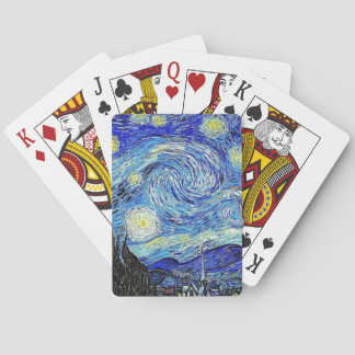 Baraja De Cartas Cielo Antiguo Noche Estrellada