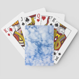 Baraja De Cartas cielo azul y nubes