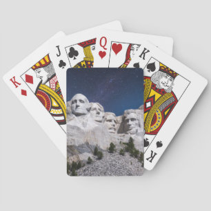 Baraja De Cartas Cielo de la escala de tiempo del monte Rushmore