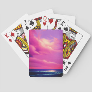 Baraja De Cartas Cielos rosados
